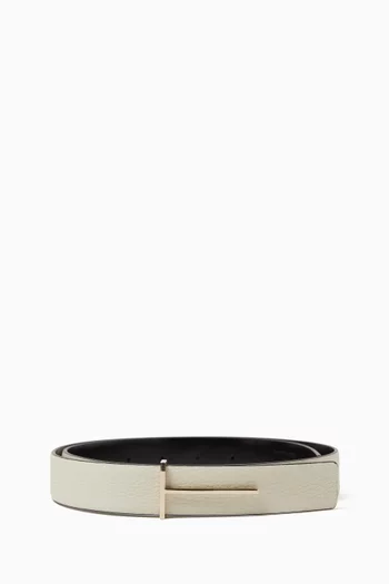 Classic Logo Belt in Leather