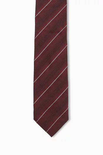 Striped Tie in Silk