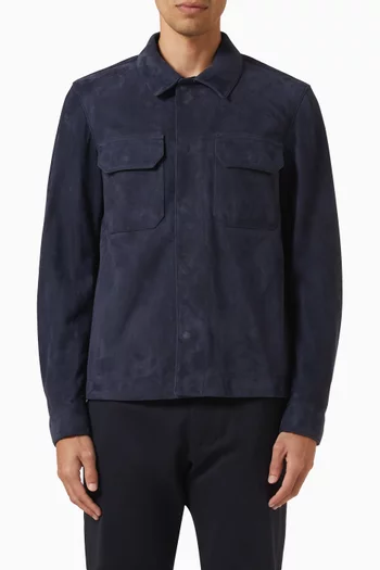 Overshirt in Fine Suede