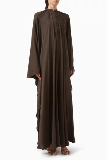 Slit Kaftan in Silk