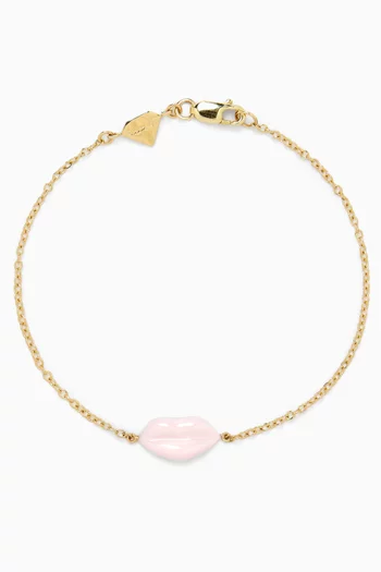 Lip Bracelet in 14kt Gold