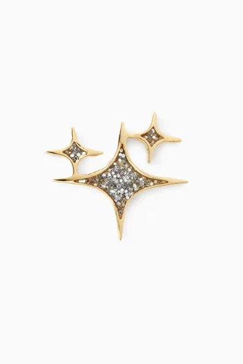 Twinkle Single Stud Earring in 14kt Gold