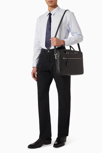 Sac de Jour Briefcase in Grained Leather
