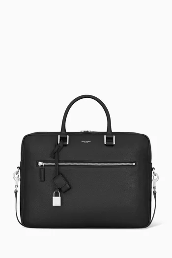 Sac de Jour Briefcase in Grained Leather
