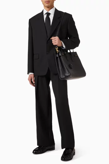Large Sac de Jour Thin Bag in Grained Leather