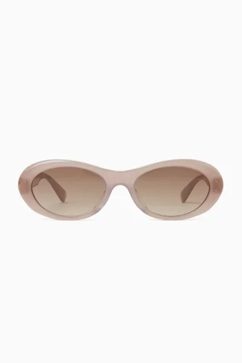 Falabella Oval Sunglasses in Acetate