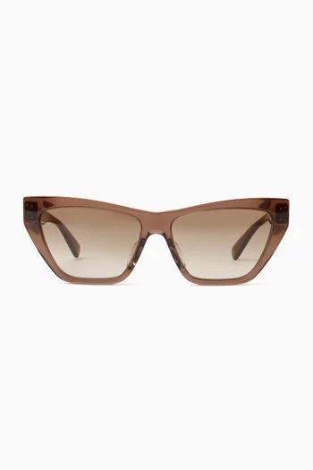Falabella Irregular Cat-eye Sunglasses in Acetate