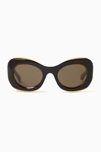 Loewe Signature Square Sunglasses in Acetate