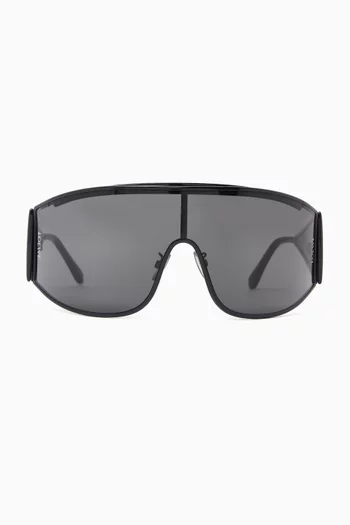 Wrap Full-rim Sunglasses in Acetate