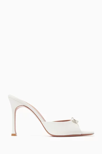 Mini Camelia 95 Mules in Nappa Leather