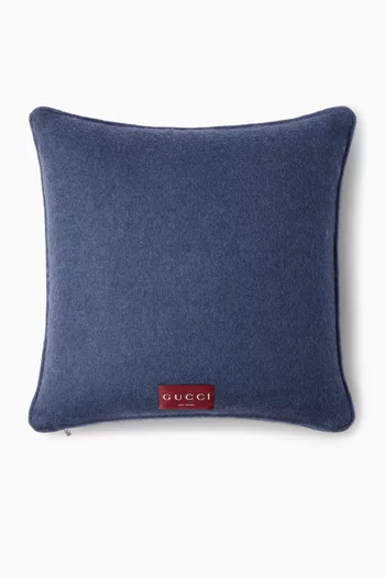 GG Cushion in Wool & Cashmere