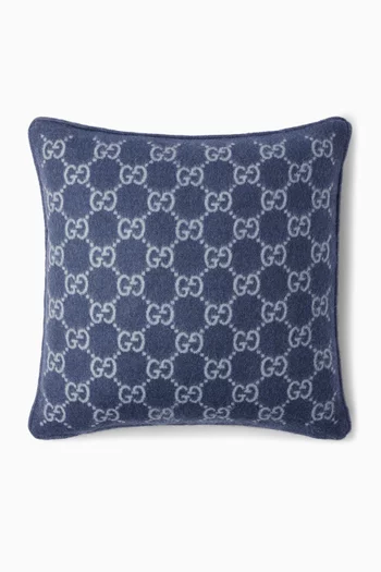 GG Cushion in Wool & Cashmere