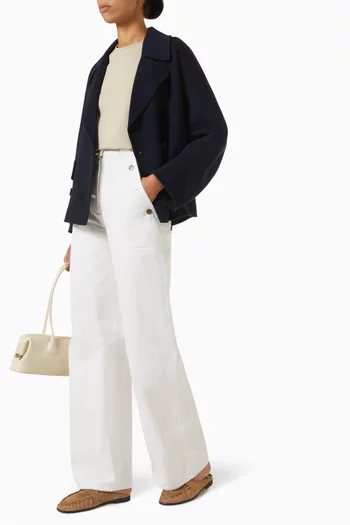 Badesse Wide-leg Pants in Cotton