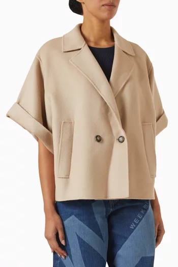 Double-breasted Coat in Wool