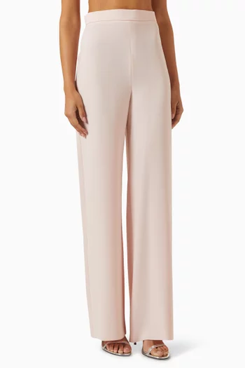 Alaggio Wide-leg Pants in Compact Cady
