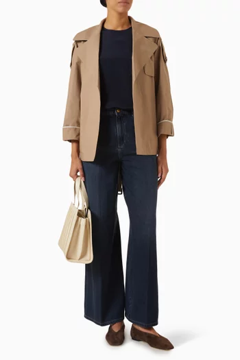 Pagano T-shirt in Silk Crepe De Chine