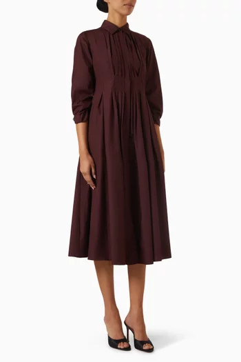 Adagio Shirt Dress in Cotton-poplin