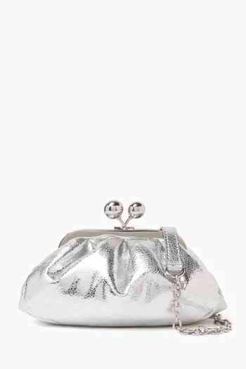XS Pasticcino Bag in Metallic Leather