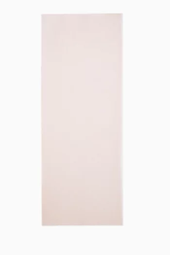 Logo Stole in Wool-silk
