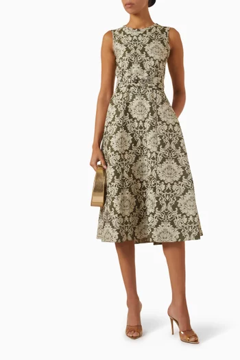 Terzo Jacquard Midi Dress