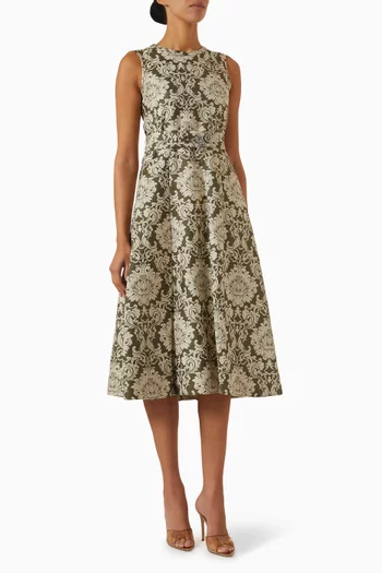 Terzo Jacquard Midi Dress