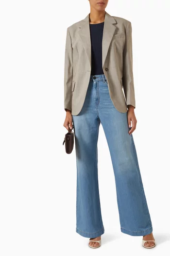Single-breasted Blazer in Wool