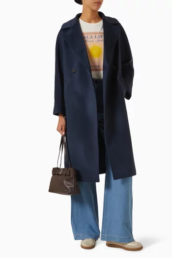 Double-style Midi Coat in Wool