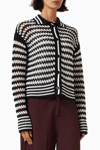 Film Cardigan in Cotton-knit