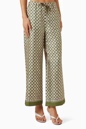 Stmamelia Pants in Silk Twill