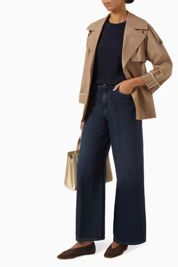 Elia Wide-leg Jeans in Denim