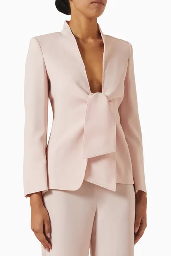 Palo Tie Blazer in Compact Cady