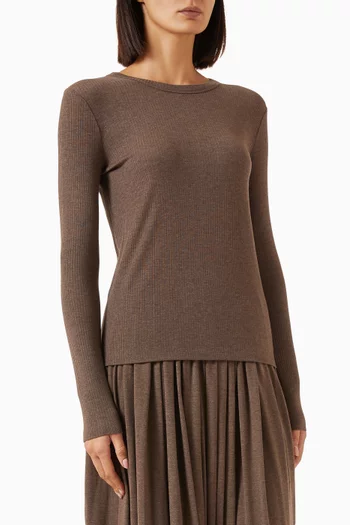 Salmone Top in Lyocell-silk Jersey