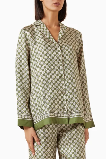 Stmmambo Shirt in Silk Twill