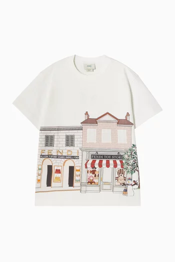 Ice Cream Shop T-Shirt in Cotton