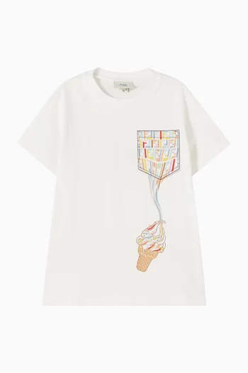 Melting Ice cream T-shirt in Cotton