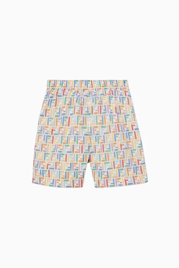 Logo-print Bermuda Shorts in Nylon