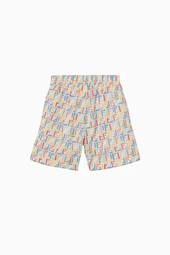 Logo-print Bermuda Shorts in Nylon