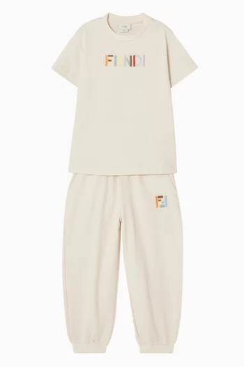 Logo Sweatpants in Cotton