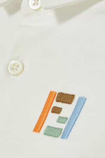 Logo Polo T-shirt in Cotton