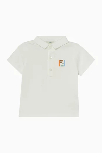 Logo Polo T-shirt in Cotton