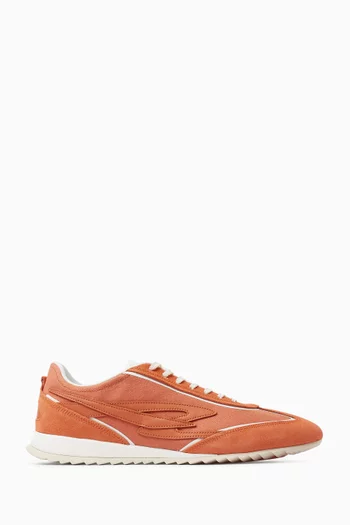 Riviera Sneakers in Fabric & Leather
