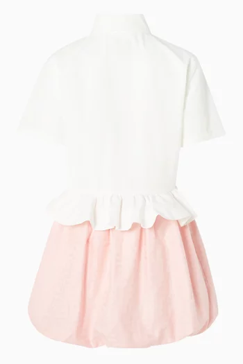 Logo Shirt Dress in Cotton-poplinJac