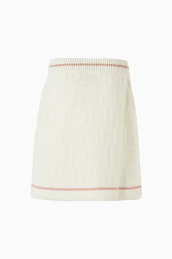 Knitted Skirt in Cotton