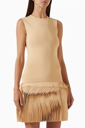 Flowing Mini Dress in Jersey
