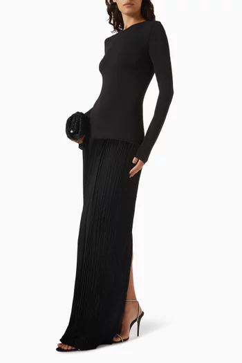 Flowing Maxi Dress in Jersey
