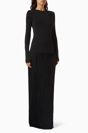 Flowing Maxi Dress in Jersey