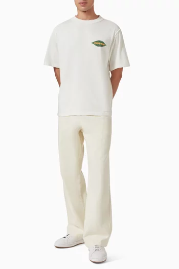 Distressed Leaf T-shirt in Cotton