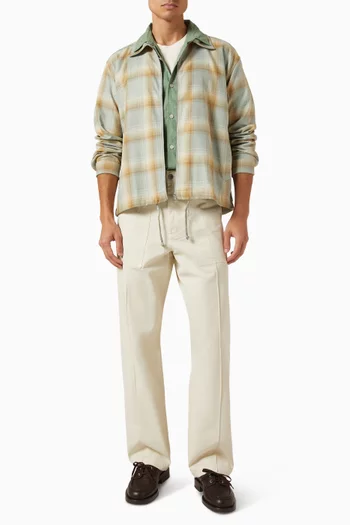 Loft Zip Shirt in Cotton-twill