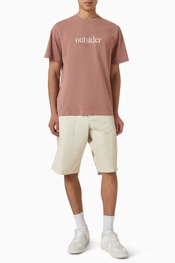 Outsider Pigment Dye T-shirt in Organic-cotton