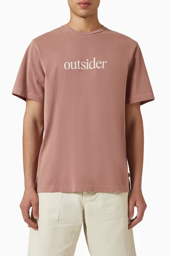 Outsider Pigment Dye T-shirt in Organic-cotton